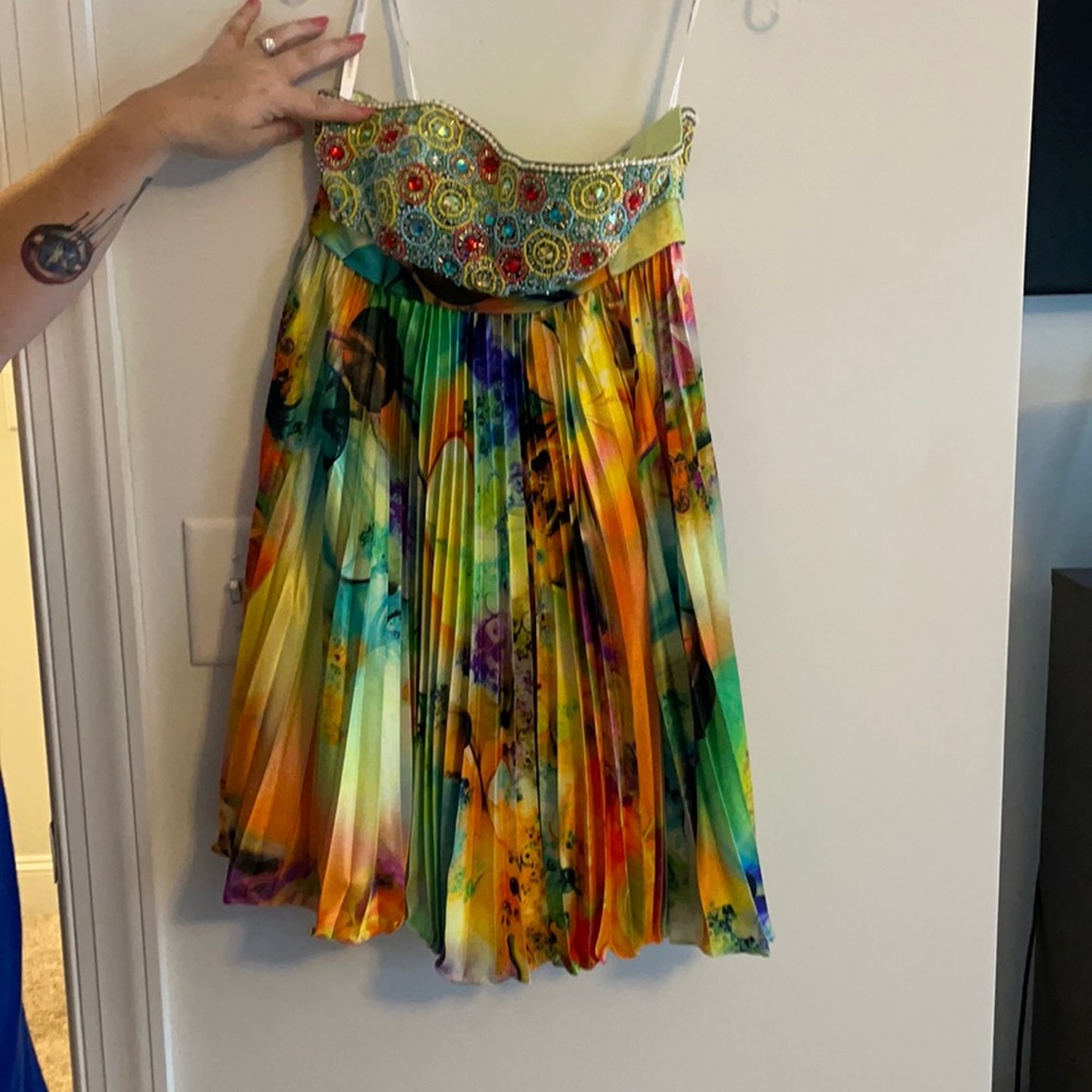 Hand painted Sherri Hill Size 2 Formal Gown.